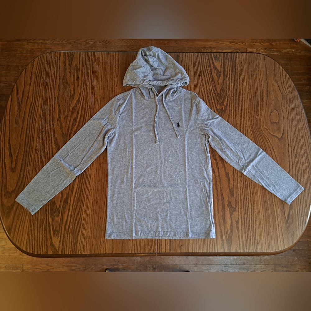 Polo Ralph Lauren Lightweight Gray Hoodie Shirt
